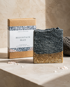 Mountain Man Soap Bar | Charcoal, Sea Salt & Cedarwood