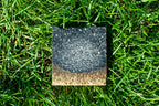 salt soap on a grassy surface